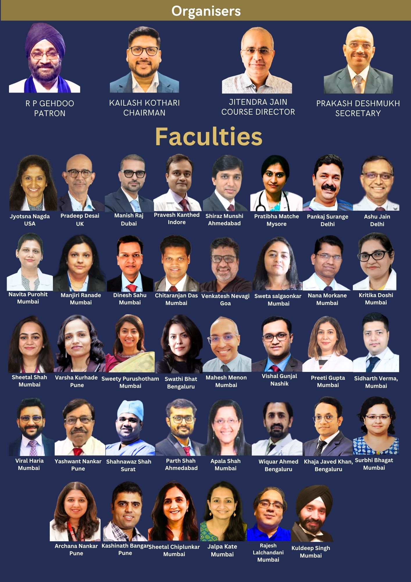 Faculties CIPM XVII